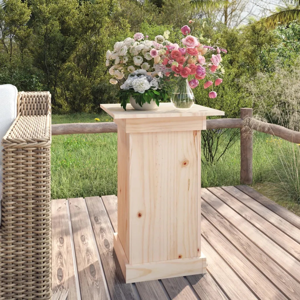 Portafiori | Sostegno per piante 40x40x60 cm in Legno Massello di Pino