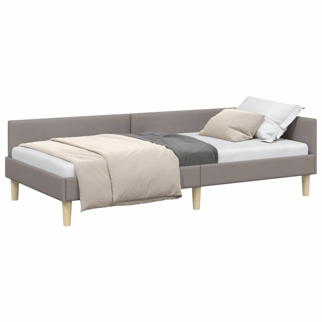 Cornice del letto ad angolo Talpa 100 x 200 cm Tessuto 42016130