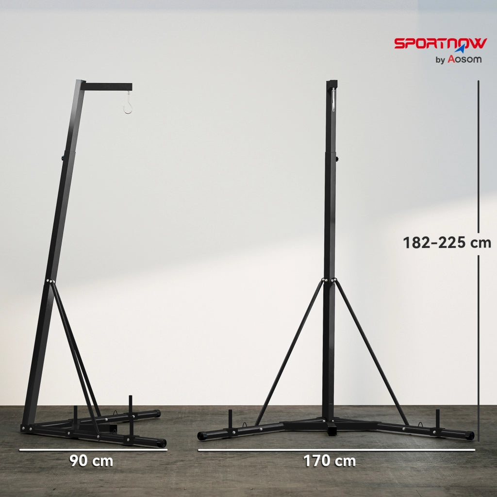 Supporto Sacco da Boxe ¨C Minimal ¨C Nero 170x90x182-225 cm