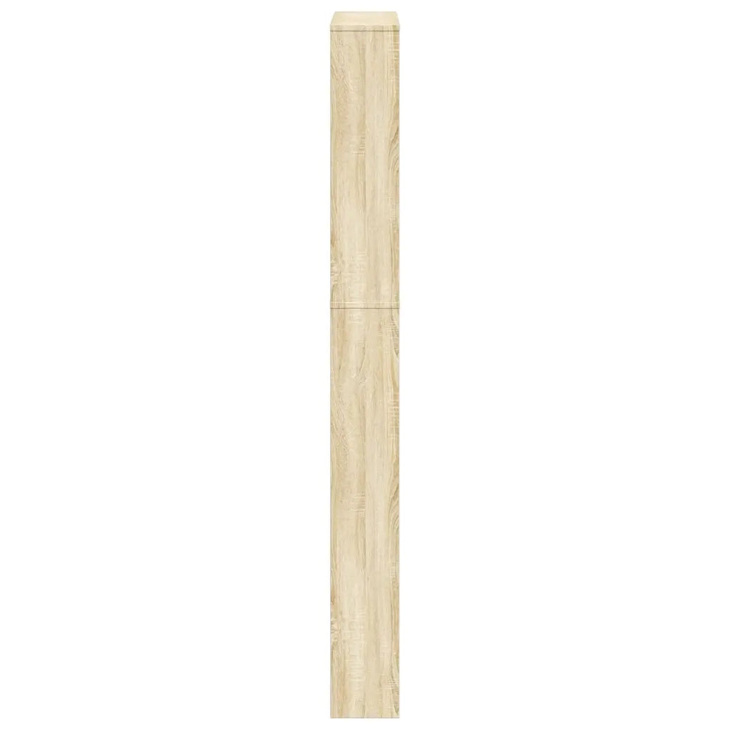 Scarpiera a 5 Strati con Specchio Rovere 63x17x169,5 cm 273937