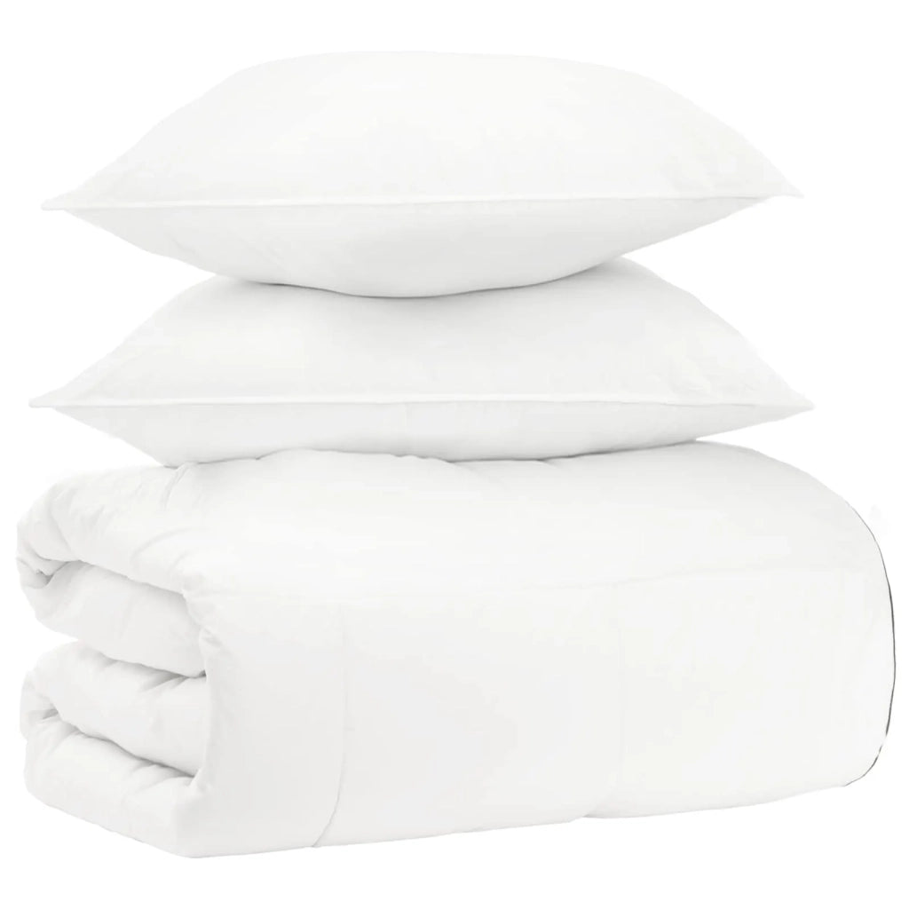 Set di Piumoni 3 pz Bianco Bambù 3432499