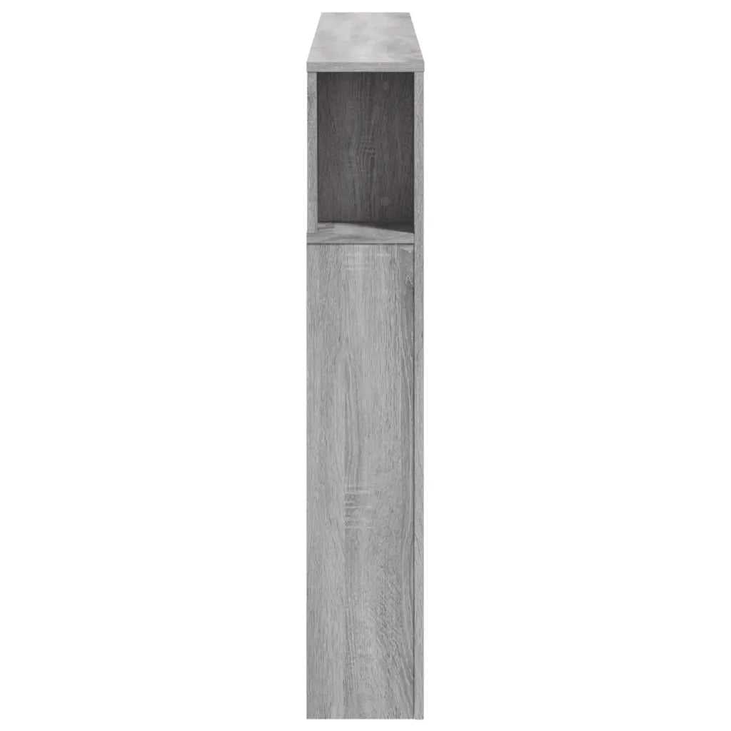 Testiera | Testata LED Grigio Sonoma 140x18,5x103,5 cm Legno Multistrato