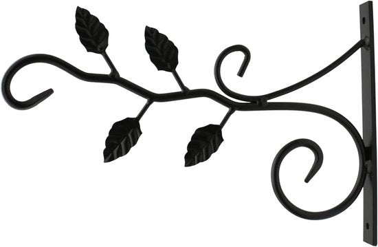 Sostegno per Piante per Parete Foglie | 2 Pezzi di Ganci per Appendere | 310x210mm | Supporto per Piante Decorazione per Giardino per Piantoni Decorativi all'Aperto