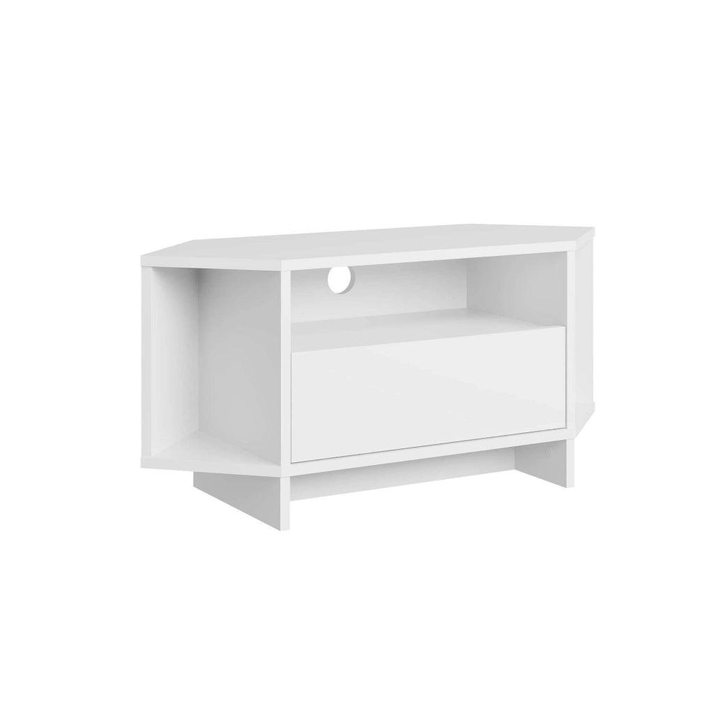 Porta TV in legno "Viva" - 95 x 35 x 45 cm - Bianco