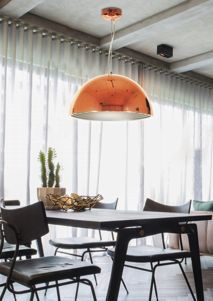 Candellux Amalfi lampada a sospensione rame Ø40 E27