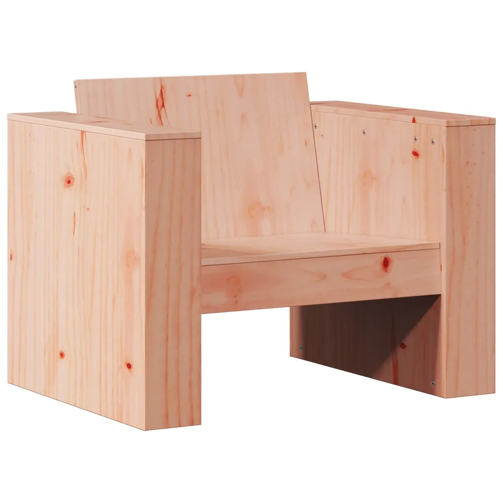 Divano da Giardino-Sofa da Giardino-Divano da esterno 79x60x62 cm in Legno Massello di Douglas