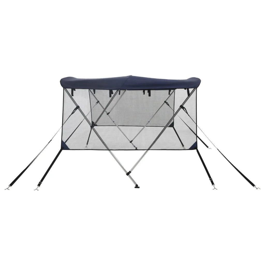 Bimini di Prua Pareti Laterali Rete 3 Archi 183x(154-167)x137cm