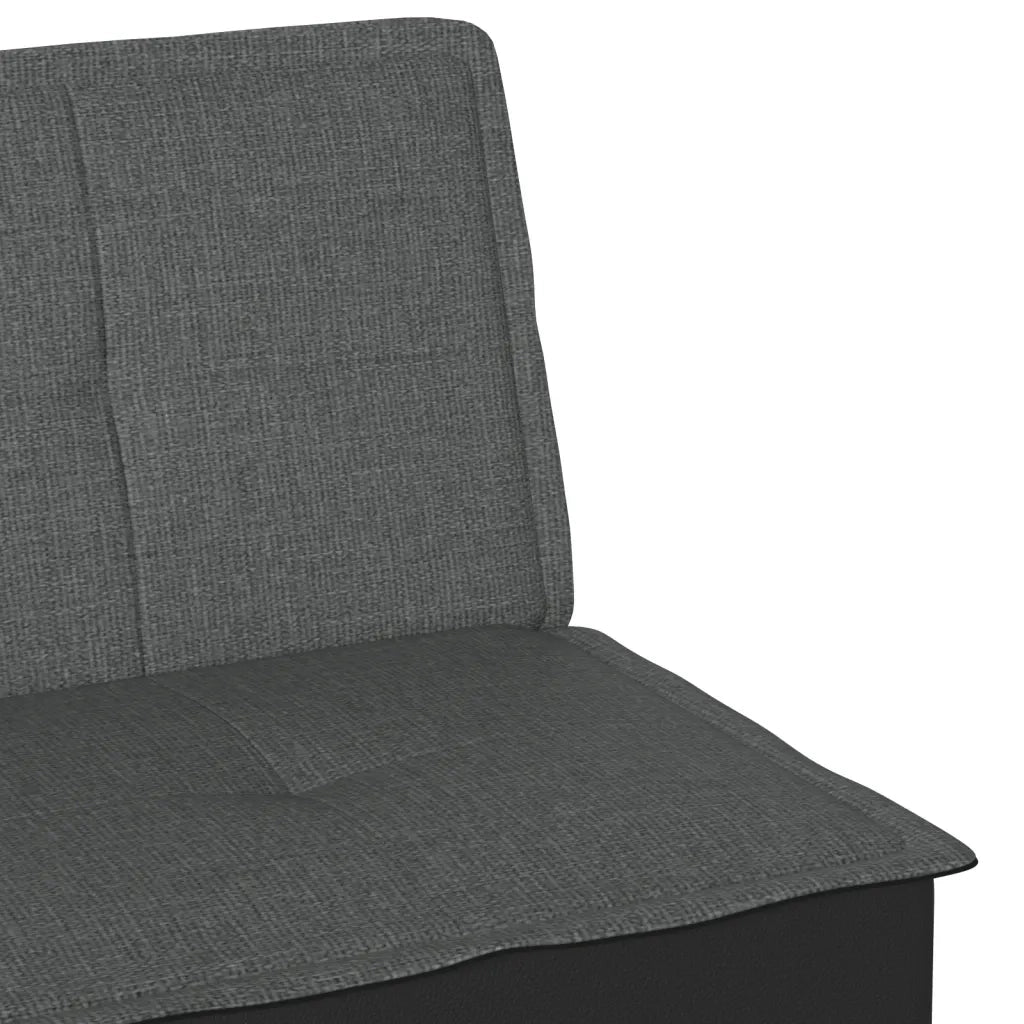 Divano Letto Grigio Scuro in Tessuto 351914