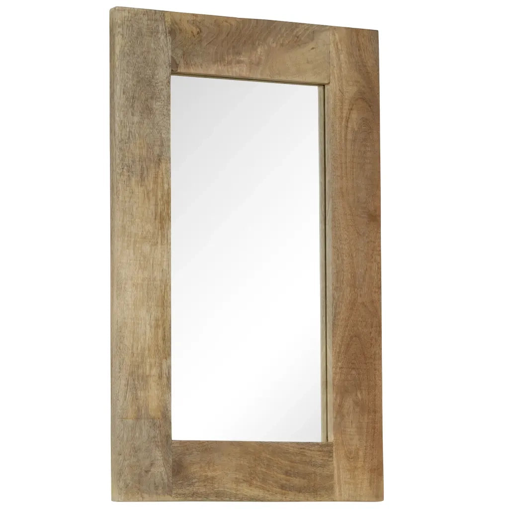Specchio in Legno Massello di Mango 50x80 cm