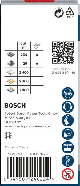 SEGA A TAZZA MULTIMATERIALE BOSCH PRO D.35mm - 2608594378