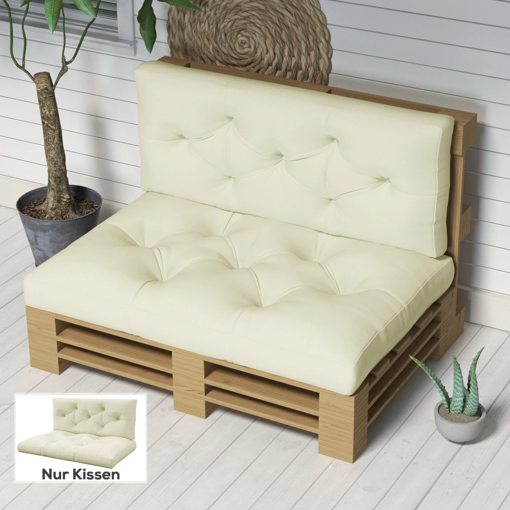 Cuscino per Divano ¨C Minimal ¨C 120x80x12 cm Cremewei?