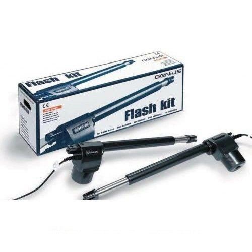 KIT PER CANCELLI A DUE ANTE BATTENTI G-FLASH KIT 433 MHZ RC 230V GENIUS 51701271