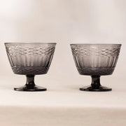Nidatiha, Bicchieri set da 2 350 ml, Grigio Fume
