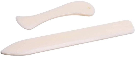 Set di sfogliatrici per carta - Materiale plastico resistente - Rasoio per carta - 2 pezzi - Libri manufatti a mano - Articoli per ufficio - Strumenti essenziali