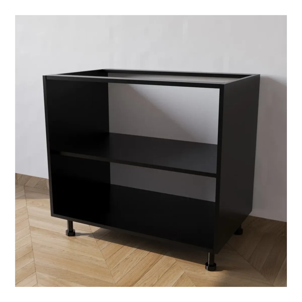 Calandrelli Base Cucina 80 con 2 ante  L 80 P 55,5 H 72 cm Nero
