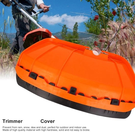Mantello per Trimmer - Protezione per Trimmer da Giardino - Densità di Paglia Alta - Copertura per Trimmer da Giardino - Adatto per 26 mm/28 mm - Materiale Plastico - Dimensioni 37 x 20 cm - Prevenzione da Polvere di Pioggia/Neve/Dauwstof