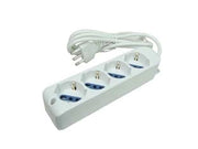 MULTIPRESA 4 POSTI CON SCHUKO - 1 blister SYNTESY