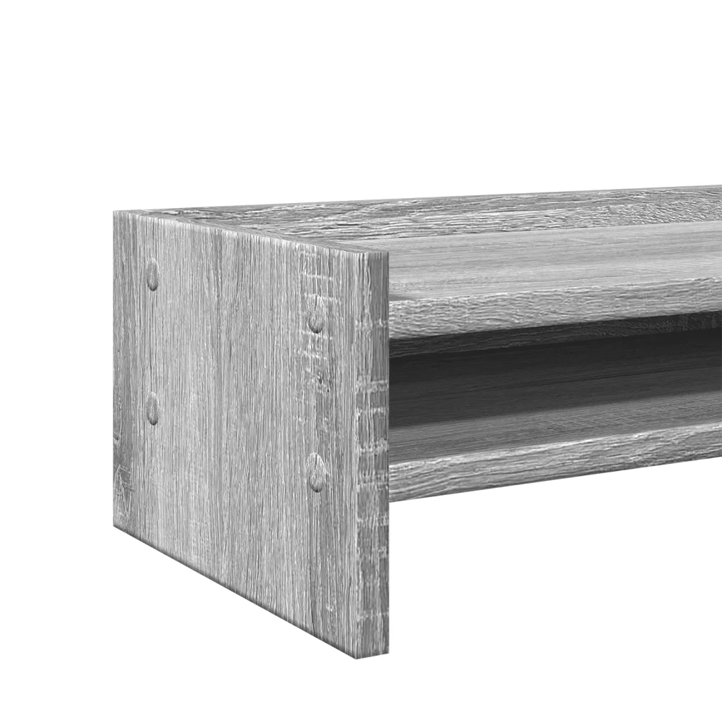 Supporto per Monitor Grigio Sonoma 42x24x16 cm in Truciolato 854720