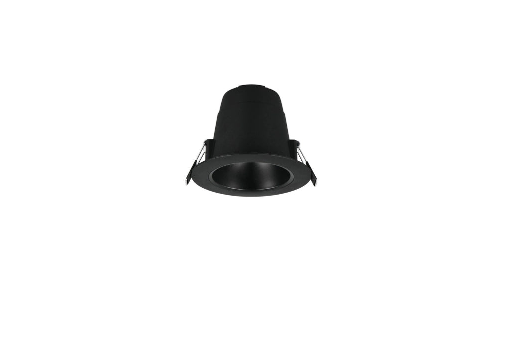 Faretto da incasso LED 6W nero rotondo IP44 Trio VIRUNGA