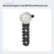 Rig di Cassetta per Fotocamera DSLR - Estensione Universale a Ghiaccio a Ghiaccio - M6 Viti - Fori 1/4"-20 e 3/8"-16 - Peso Netto 62 Gram