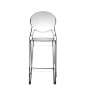 SET DUE SGABELLII IGLOO POLICARBONATO HT 65CM SCAB DESIGN - Trasparente 100