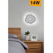 Trade Shop - Applique Led Decorativa Effetto Venature Foglia Muro Lampada 14w Moderna Aq10-3c -