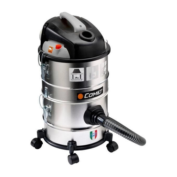 Comet CM30S Aspiratutto Multifunzione 4 in 1 Doppio Serbatoio 14+14 L Motore 1200 W Funzione Soffiante Filtro Lavabile colore Acciaio Inox