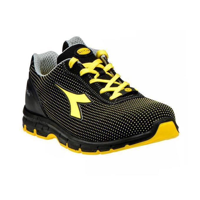 Diadora 176666C0401 Run Atom Low Scarpe Antinfortunistiche Basse S3 SRC ESD Puntale Acciaio 200J Taglia 39 colore Nero Giallo