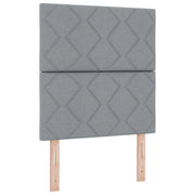 Testiera | Testata LED Grigio chiaro 80 cm Tessuto