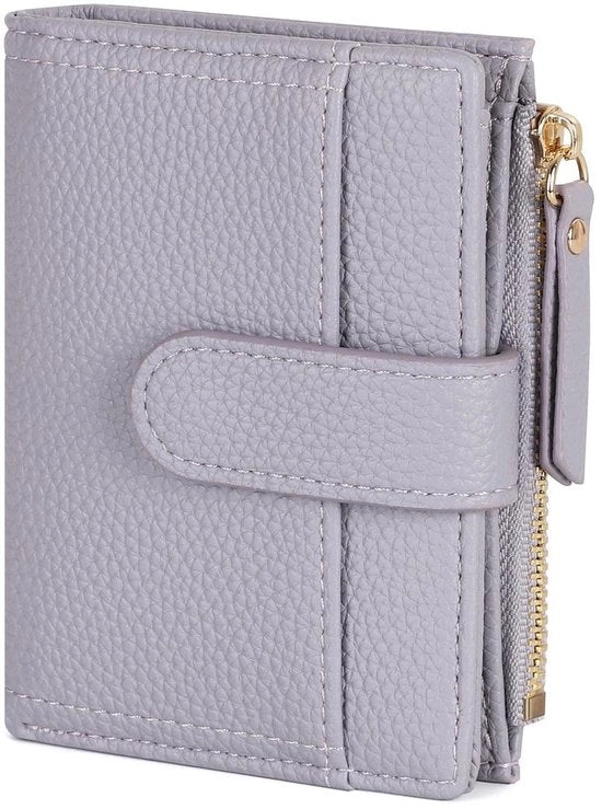 Portafoglio Donna Piccolo - Portamonete Multifunzionale - Chiusura a Cerniera - 6 Slot per Carte - Ideale per l'Uso Giornaliero - Leggero e Compattabile - Portafoglio Donna