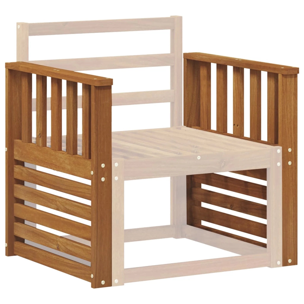 Braccioli 2 pcs Marrone 60 x 6 x 61 cm Legno multistrato 900519