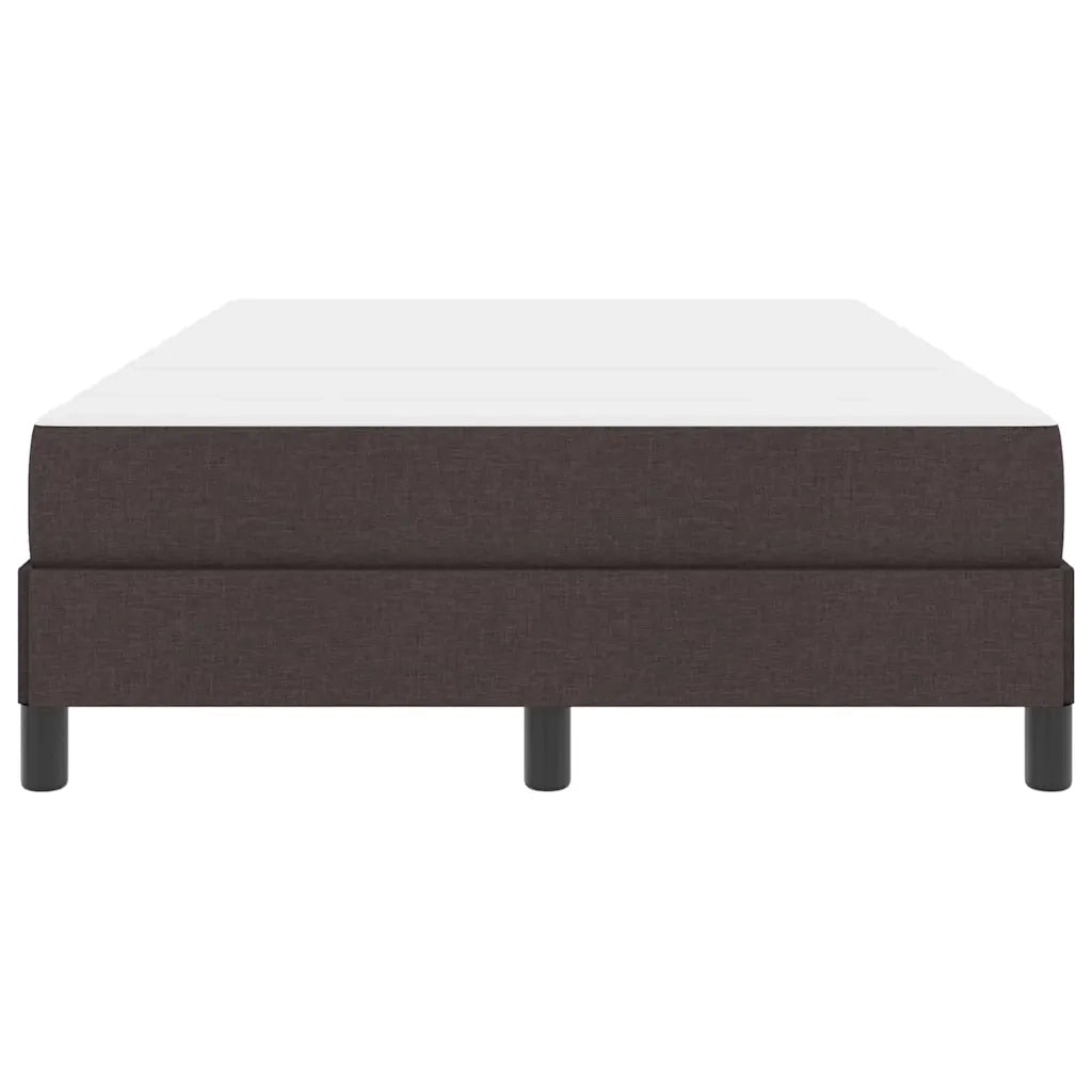 Letto a molle con materasso Marrone Scuro 120 x 200 cm Tessuto 3398482