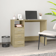 Scrivania Cassetti Rovere Sonoma 102x50x76 cm Legno Multistrato 823035