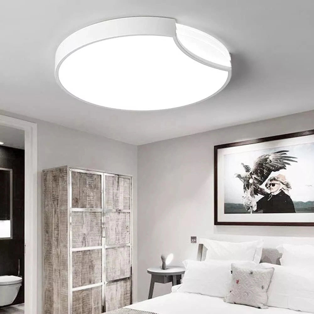 Trade Shop - Plafoniera Led Cerchio 34 W Soffitto Circolare Bianco Moderno Luce Fredda 50149 -