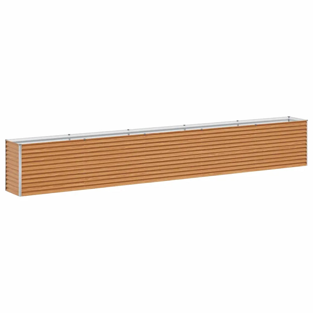 Fioriere | Cassetta per fiori | Letto rialzato da giardino 485 x 50 x 68 cm Acciaio zincato