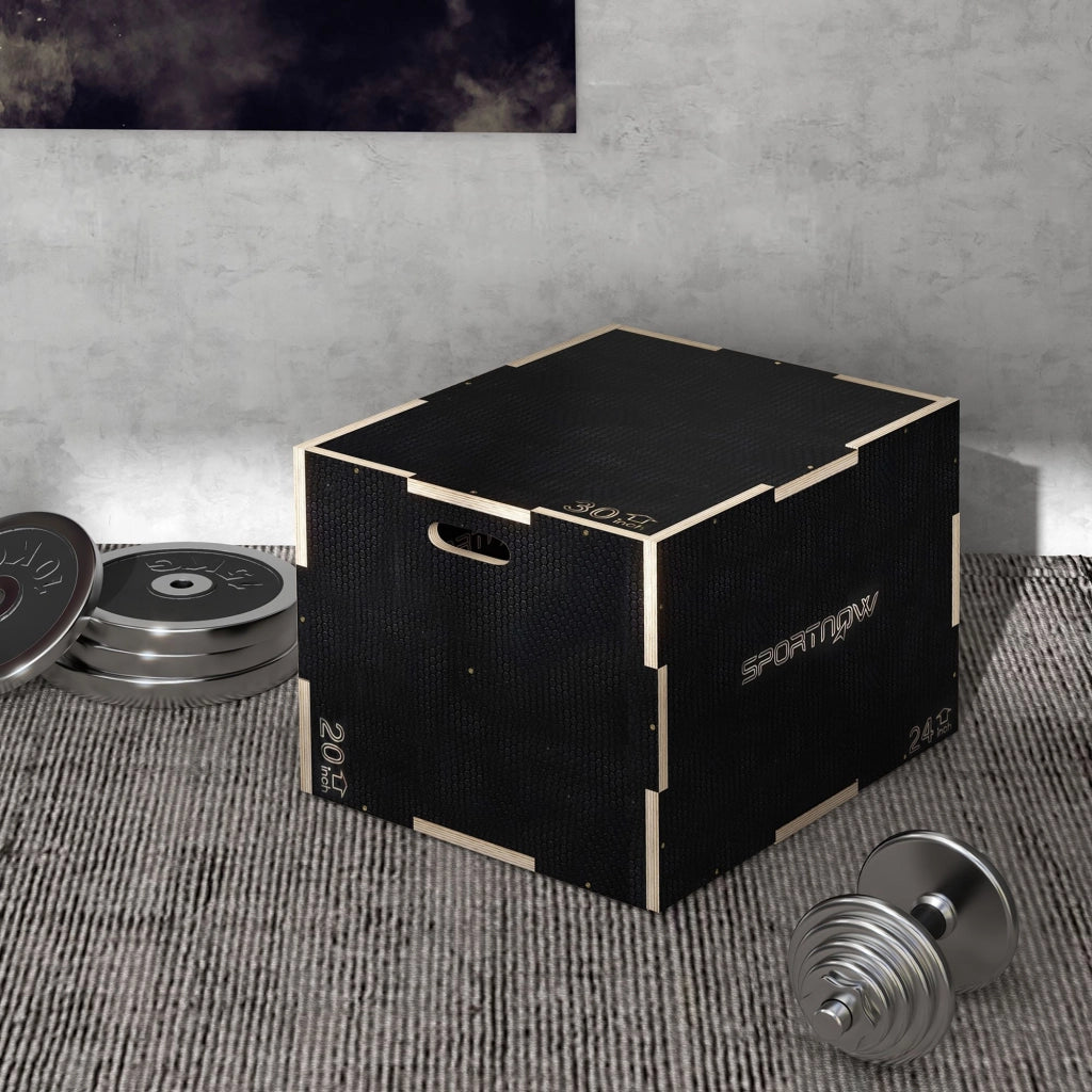 Casetta per bambini in legno con scale ¨C Minimal ¨C 76x61x51 cm nero