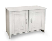 MOBILE DA ARREDO CON 2 ANTE 89X40X60CM IN COLORE BIANCO