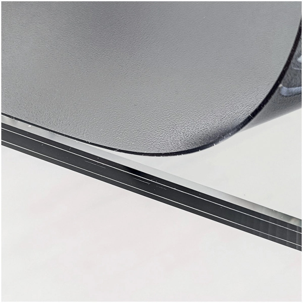 Tovaglia Trasparente Satinata Pellicola Pvc Opaca Copritavolo Antimacchia Spessa 100x500 Cm Scura