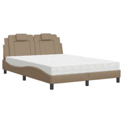 Letto matrimoniale | Letto per adulti | Letto Viana con Materasso Cappuccino 120x200cm Similpelle