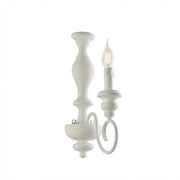 Applique Shabby Chic Cascina Bianco 1 Luce E14