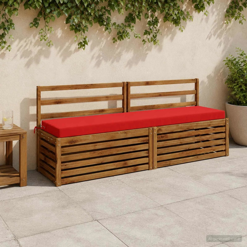 Cuscino per panchina SOEST 100% Poliestere Rosso 950116