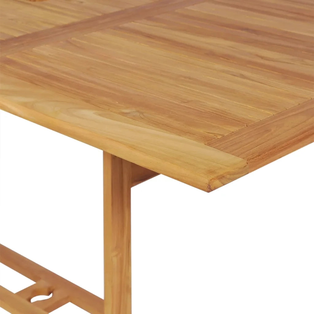 Set da Pranzo da Giardino 9 pz in Legno Massello di Teak 3059566