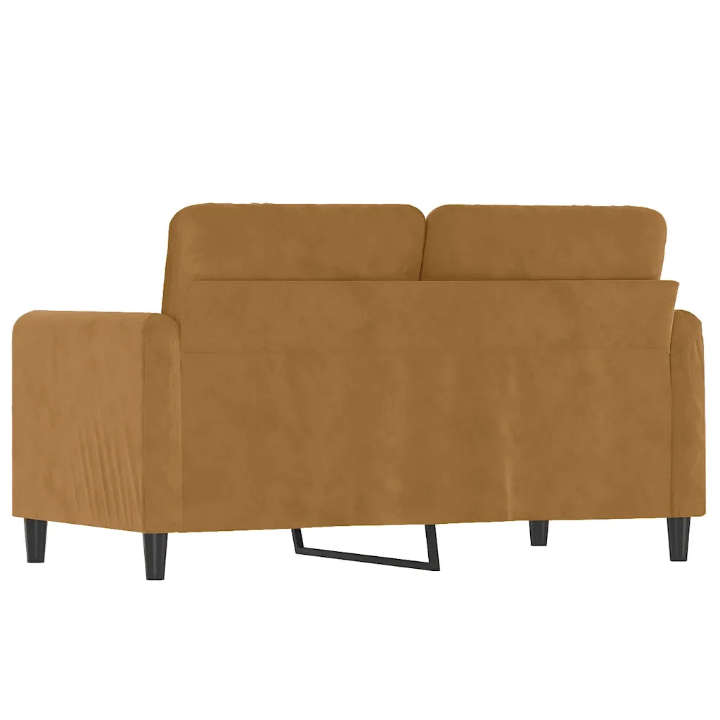 Divano a 2 Posti-Sofa 2 Posti marrone 120 cm in Velluto 677203