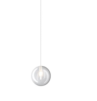 SOSPENSIONE BIANCO 5 LUCI RETTANGOLARE VETRI 2X TR + 3X AM 1184BI-S5 R-TA