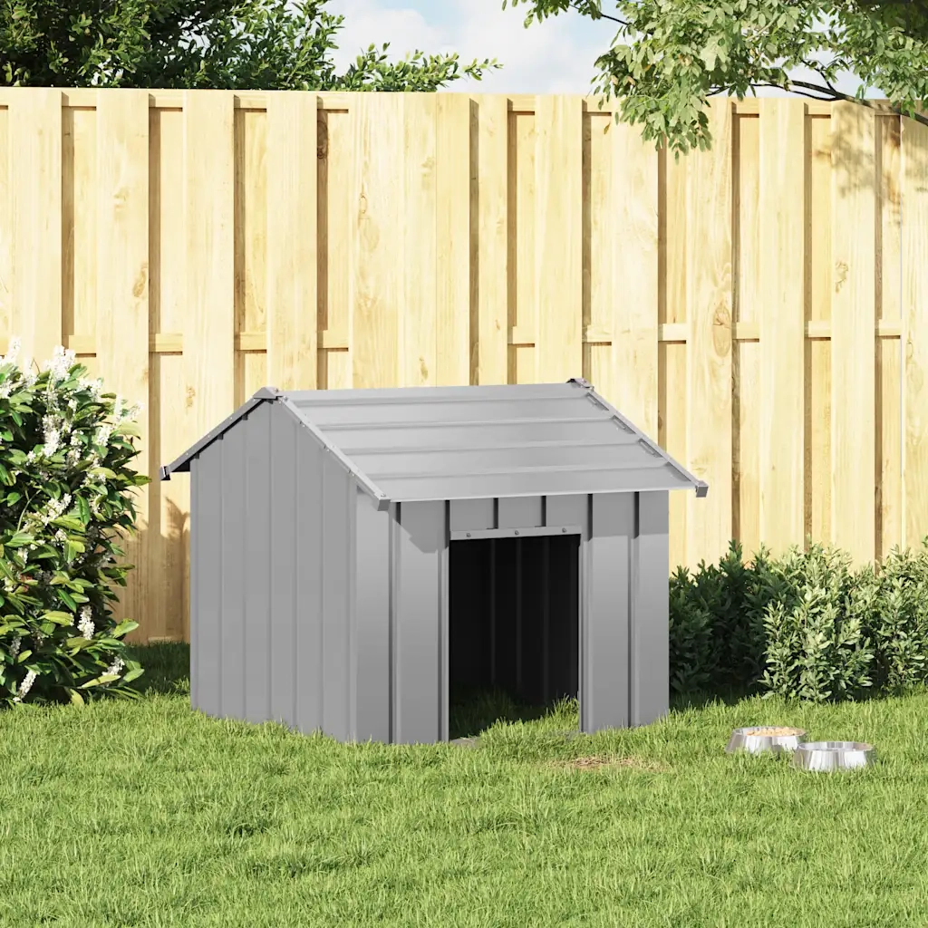 Casetta per Cani con Tetto 85x107x81 cm Acciaio Zincato CFW3368327