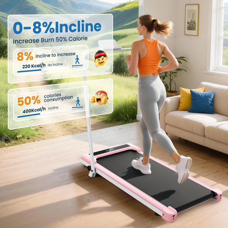 Tapis roulant pieghevole, pendenza 8%, velocit¡§¡è massima 10 km/h, tapis roulant elettrico per casa, potenza 3,0 cavalli.