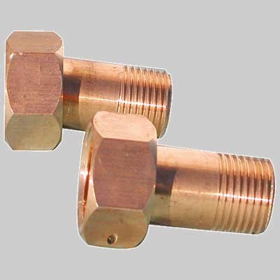 CODOLO CON CALOTTA PER CONTATORI  1 x 11/4     MADE IN ITALY