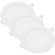 Pannello led incasso 155cm 12watt slim tondo alimentatore incluso 4500k pezzi 3