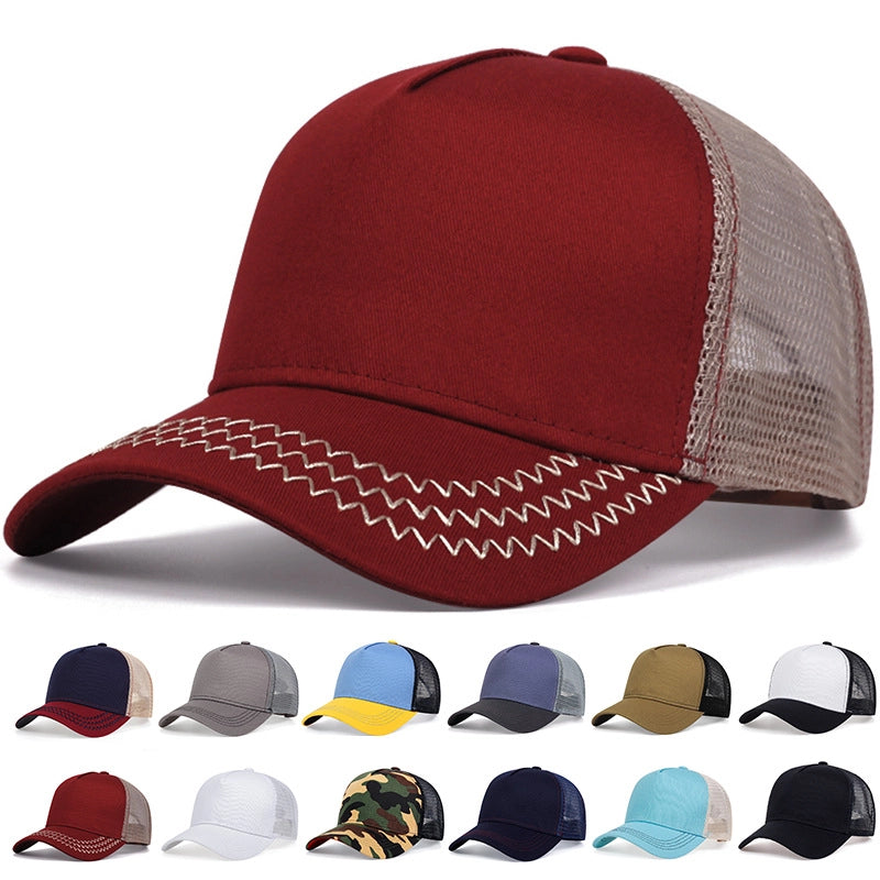 Cappellino da baseball per camionisti blu