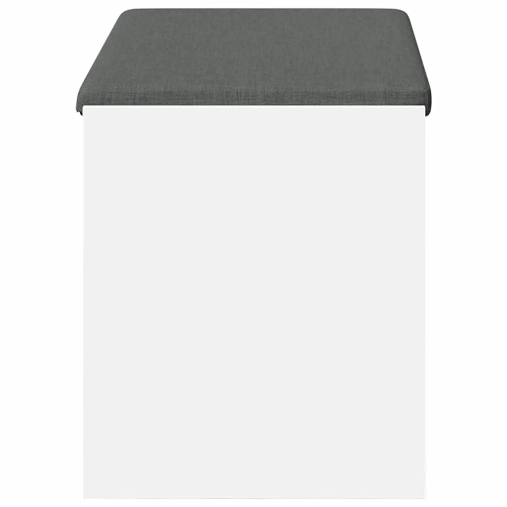 Panca per ingresso con cuscino Bianco 83 x 38 x 45 cm 891576
